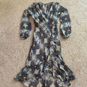 Low Cut, Long Sleeve Dress